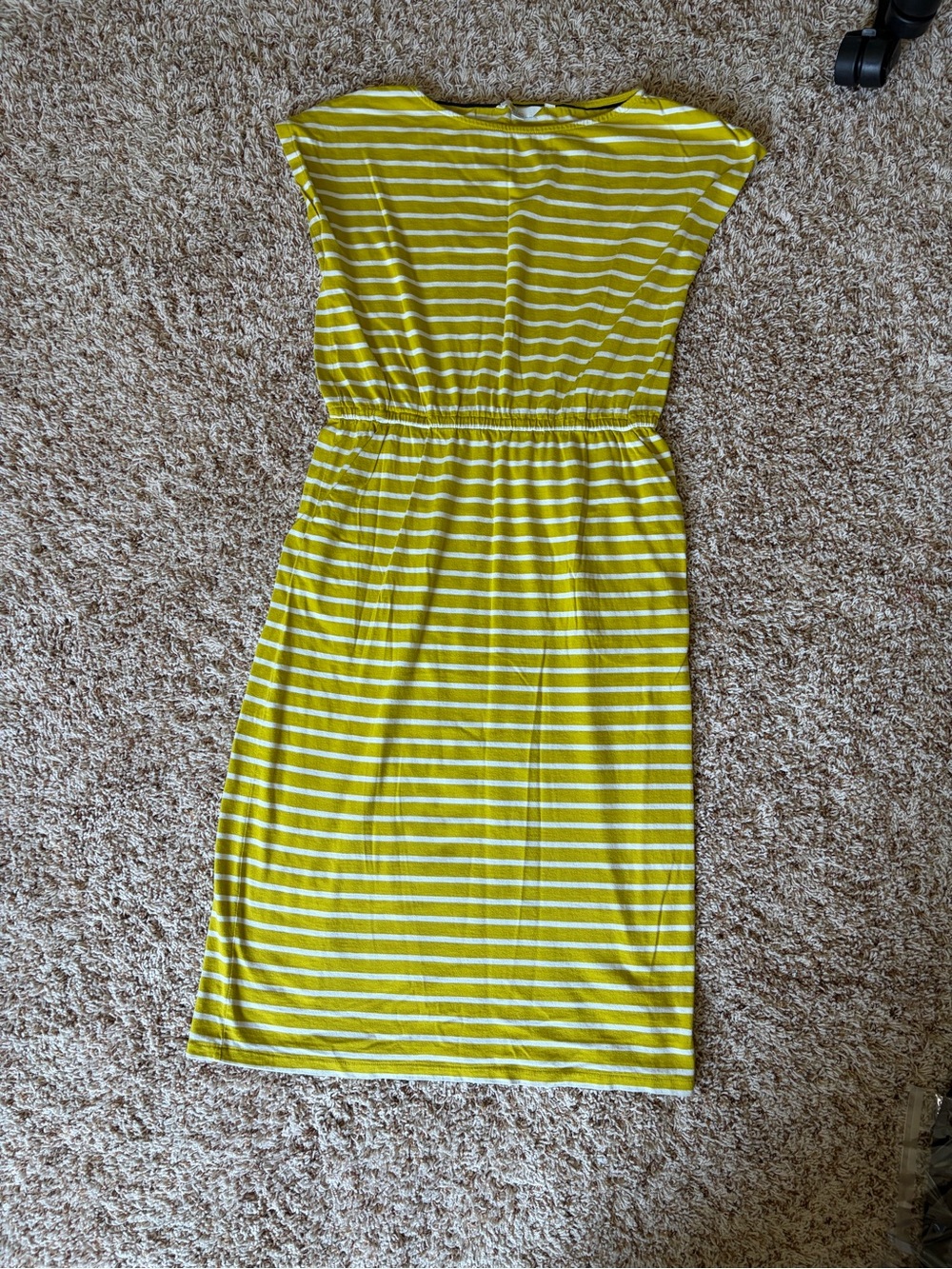 Boden Women’s Striped Yellow & White Odile Casual Dress Sz 12R